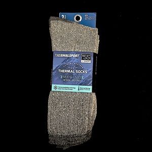 Thermal sport merino wool blend socks